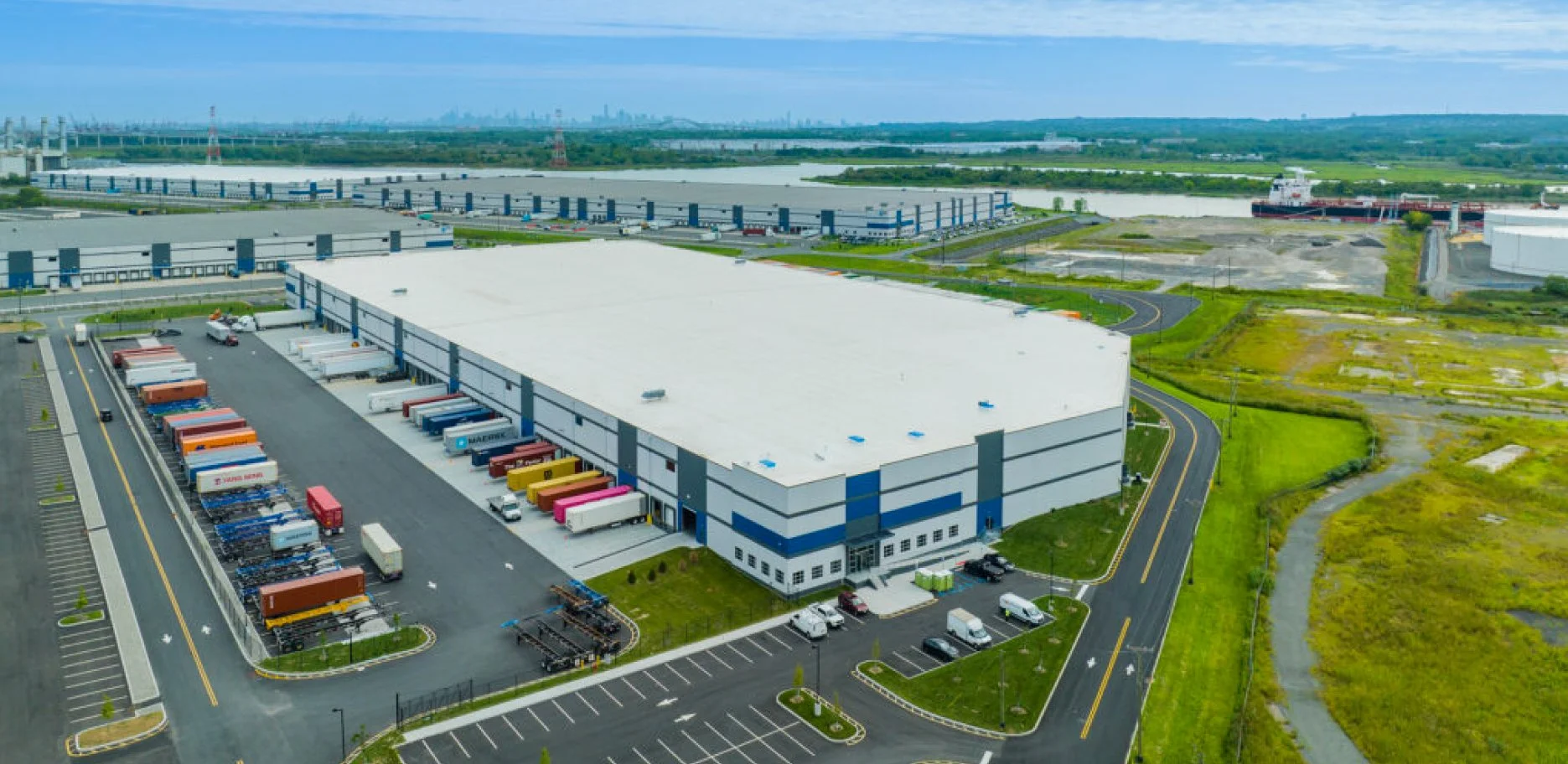 Photo of Linden Logistics Center.