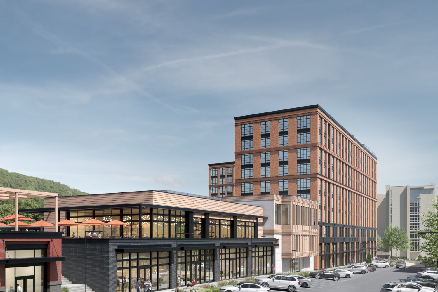 Photo rendition of N1 apartment complex in New Jersey.