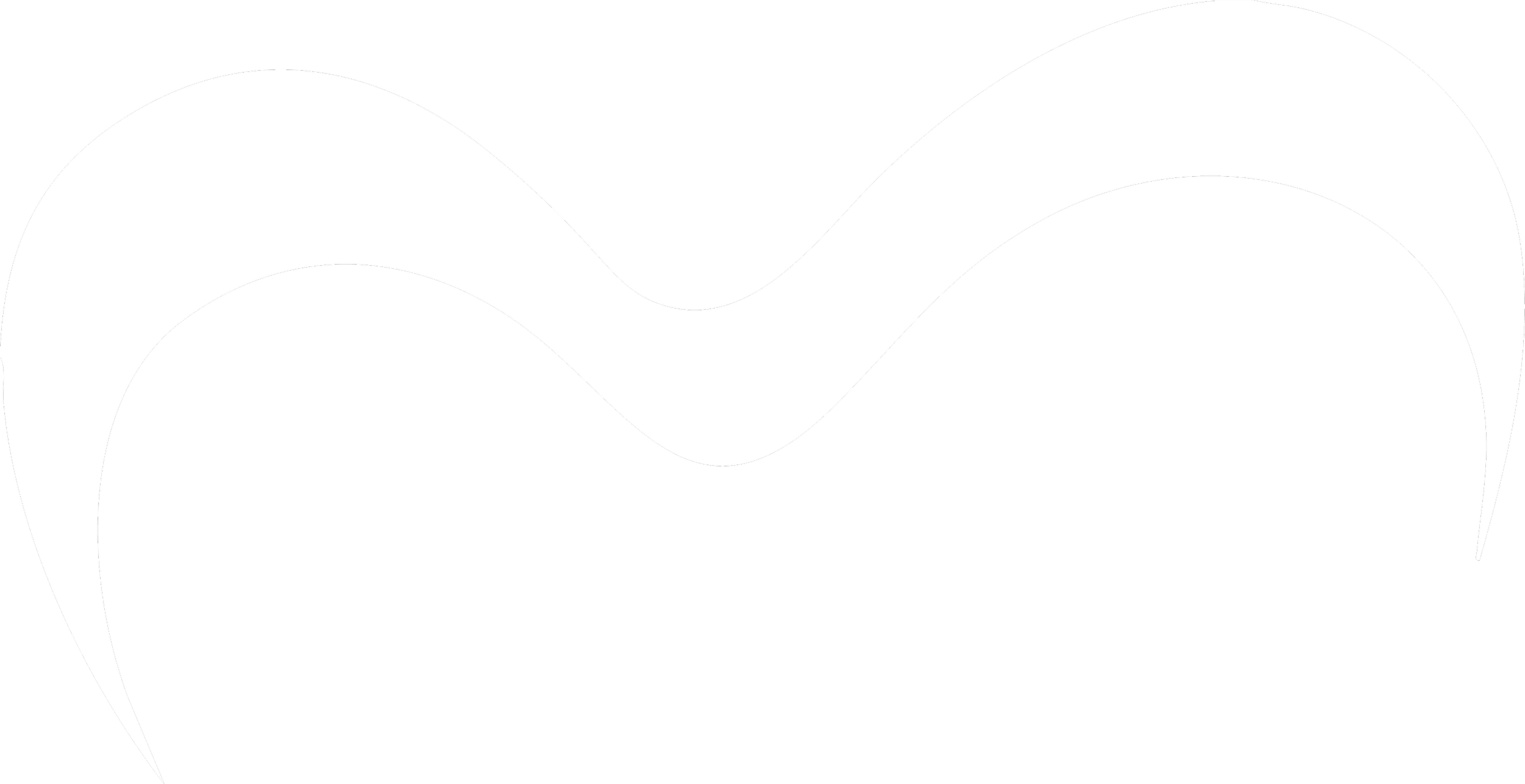 Black and white abstract waves pattern with curving shapes.