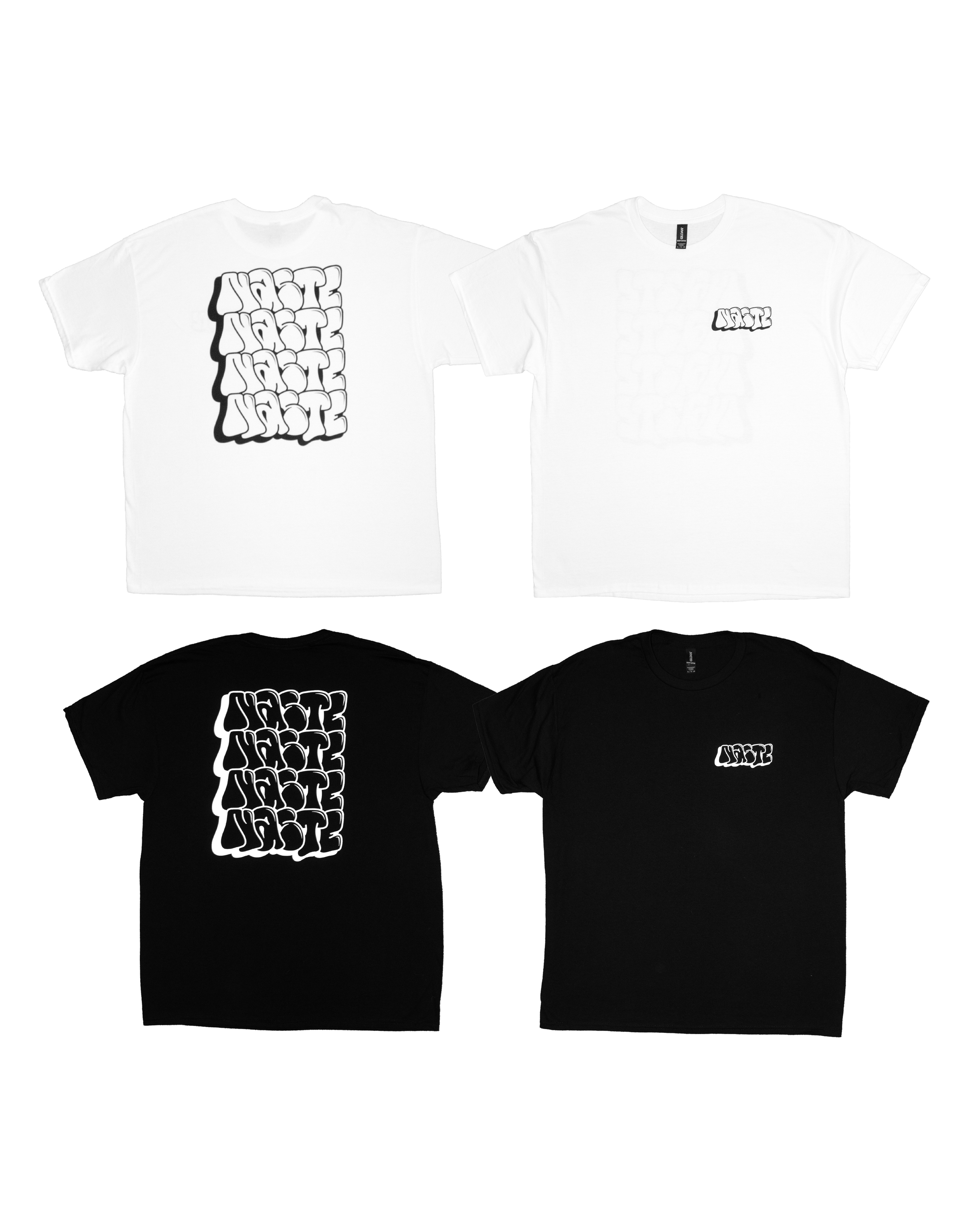 "NASTE" Bubble Letters Tee