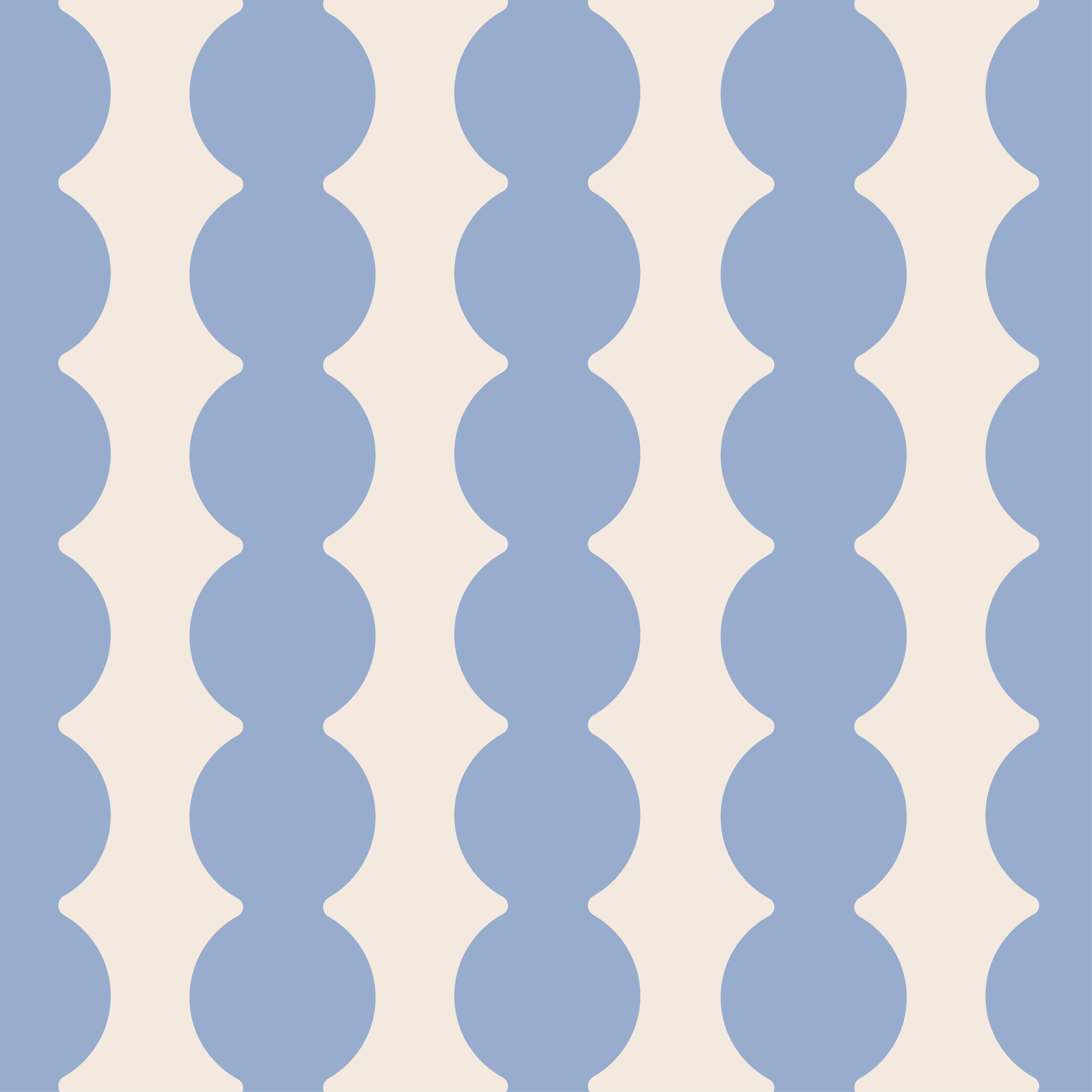Pattern of large blue oval shapes with white background.
