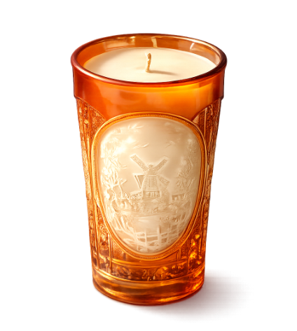 Amber Hearth Candle
