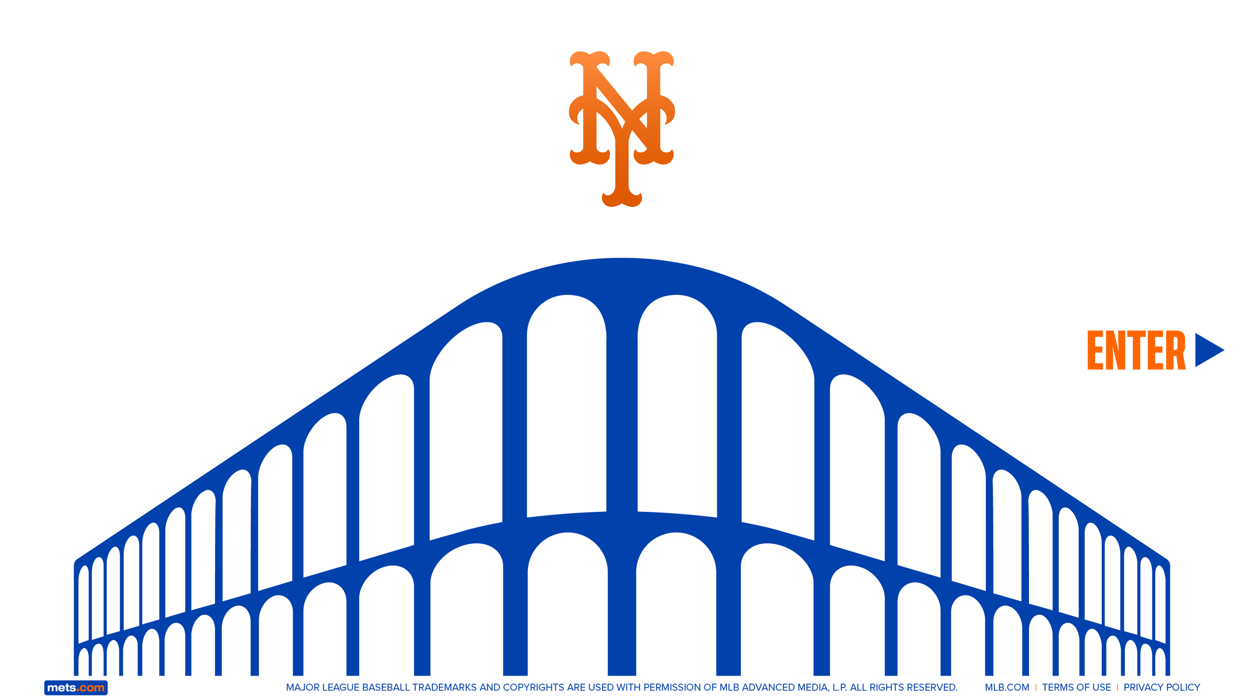 New York Mets Website Homepage Mockup