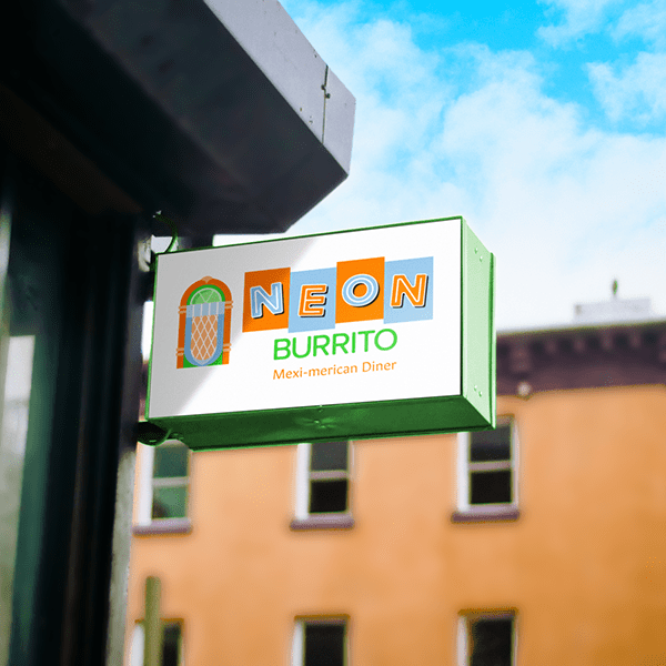 Neon Burrito Brand Concept