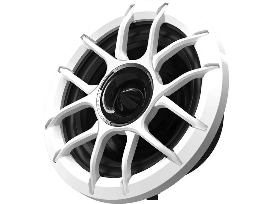 Wet Sounds ZERO 6 XZ-W - White XZ Grille 6.5” Coaxial Speaker (Sold in Pairs)