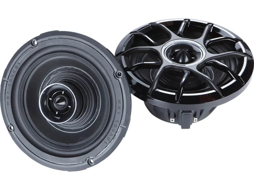 Wet Sounds ZERO 6 XZ-B - Black XZ Grille 6.5” Coaxial Speaker (Sold in Pairs)