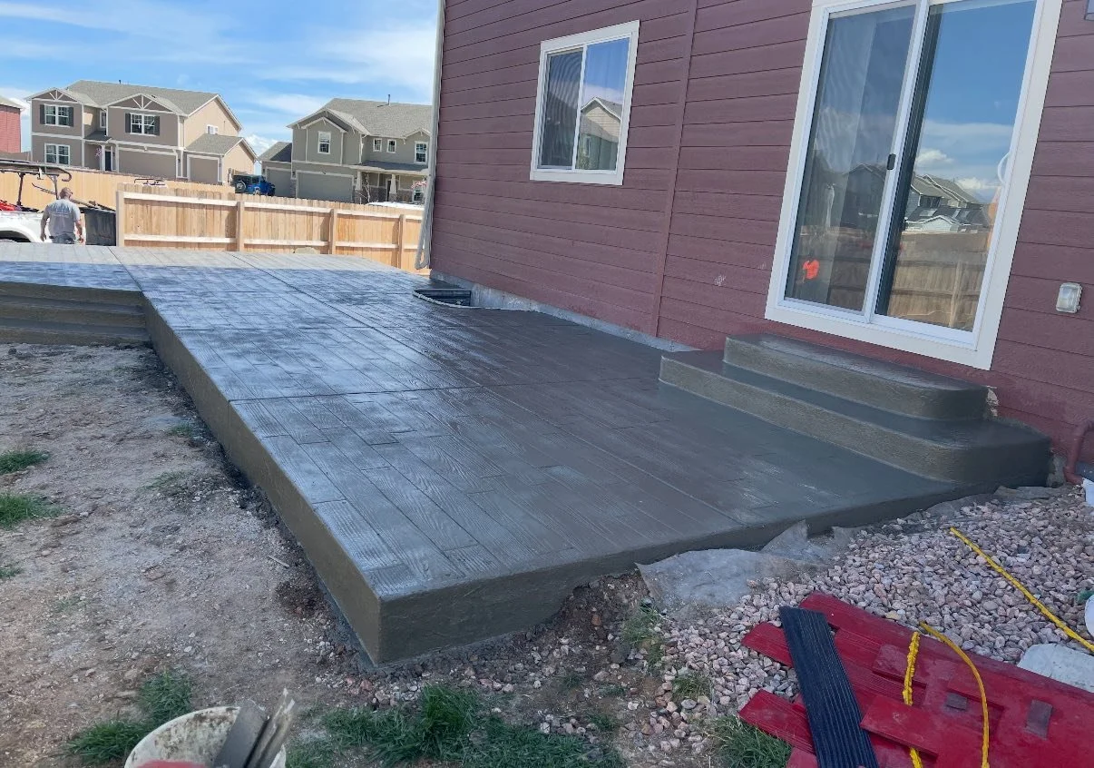 Concrete Patio Deck
