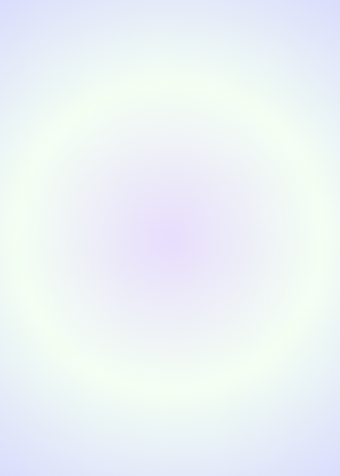 Empty pastel gradient background with soft colors blending from light blue to lavender and mint green.
