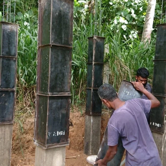 A Tube Well under construction