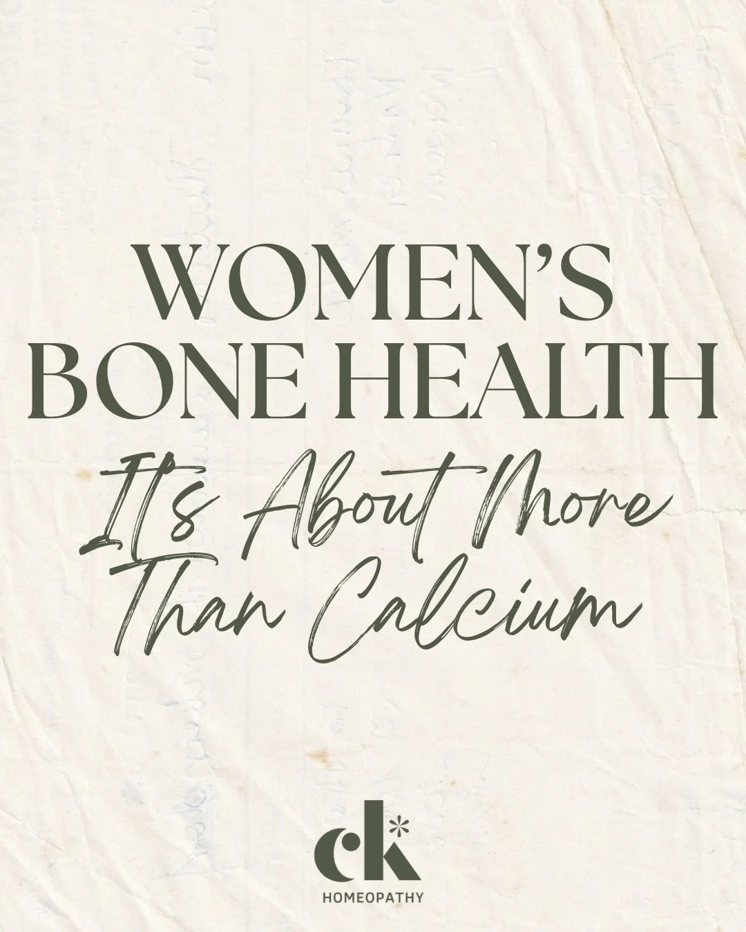 I hear women say:

&ldquo;But if I don&rsquo;t go on HRT, what about my bone health?&rdquo;

And I think&hellip; okay, yes. Bone health absolutely matters as we age. 

Oestrogen plays a role in maintaining bone density, and the changes that happen th
