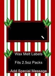 Holly Chalkboard  Wax Melt Label 1.jpg