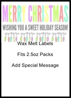 Christmas Lights White Wax Melt Label 1.jpg