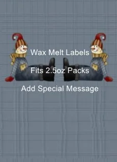 Snowman Twins Wax Melt Label