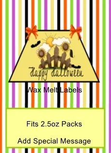 Halloween Fence Wax Melt Label