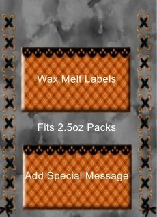 Halloween Fun Wax Melt Label