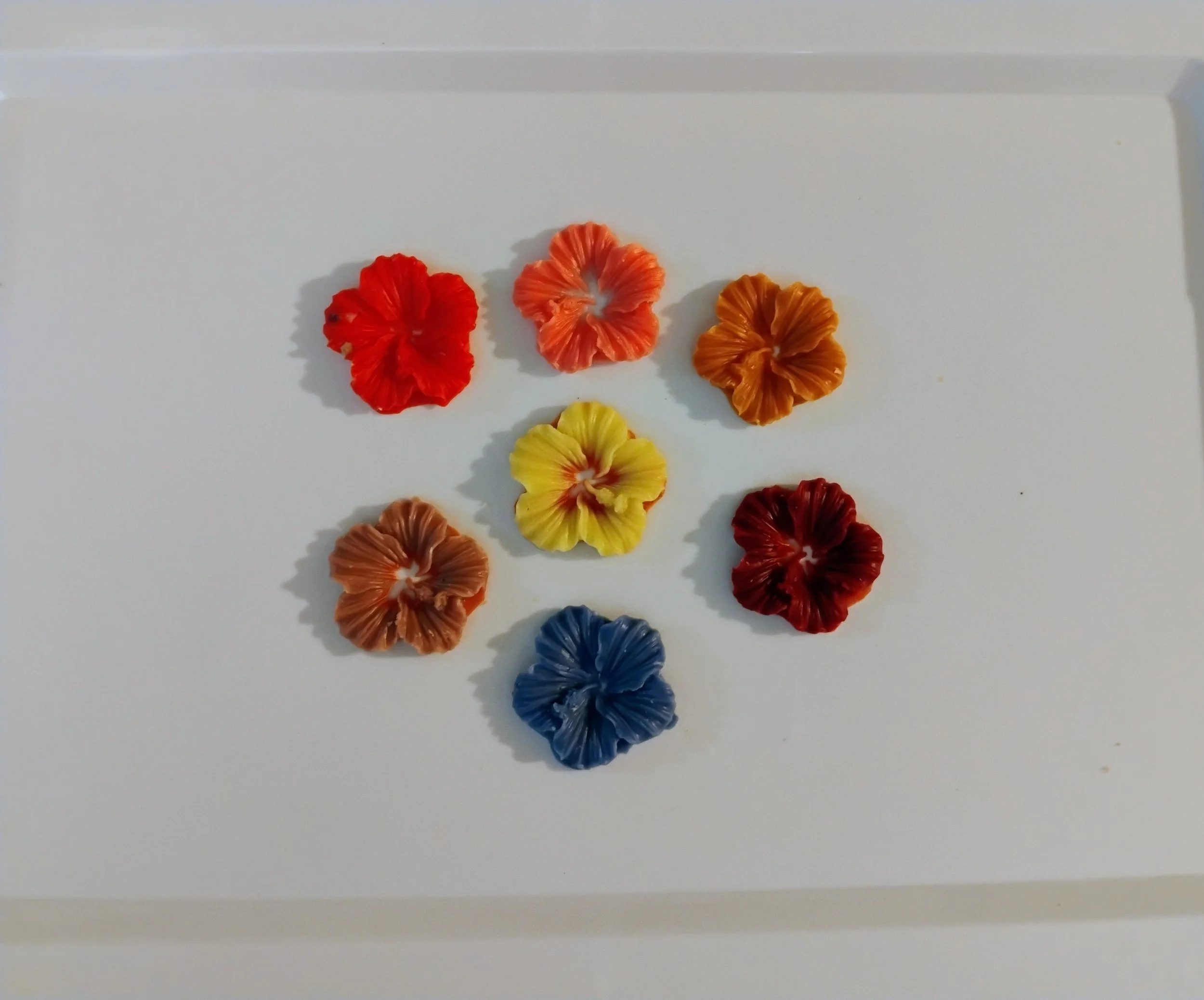 Mini Hibiscus Flower Wax Melts (#30 pcs)