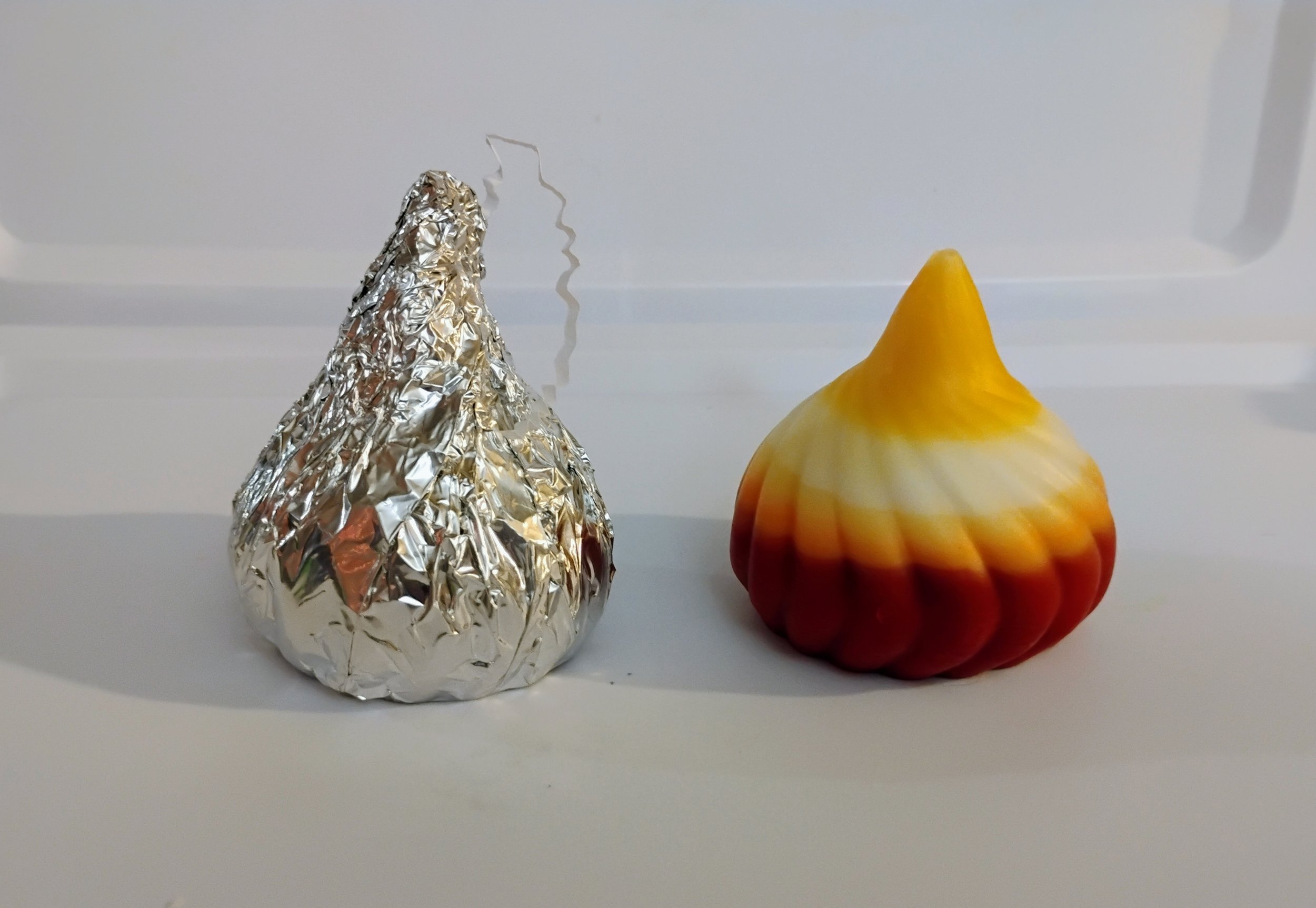 4 Jumbo Kisses w/or w/out Foil Candle or Wax Melts