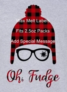 Oh Fudge Wax Melt Label