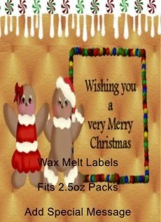 Gingerbread Frame Christmas Wax Melt Label 1.jpg