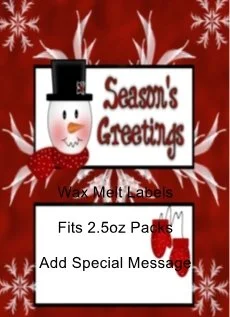 Red Winter Snowman Wax Melt Label 1.jpg