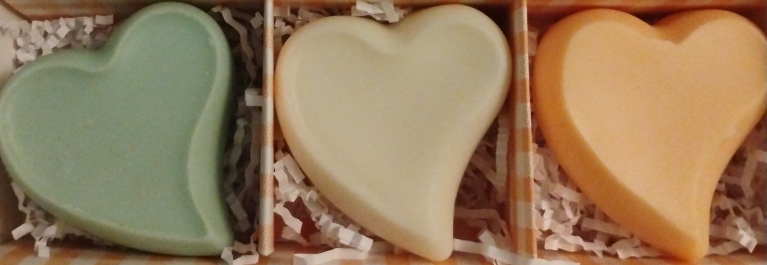 Heart Candles or Wax Melts (4 pcs)