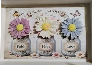 3 Daisies Card w/Candle or Wax Melt