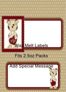 Puppy Love Wax Melt Label