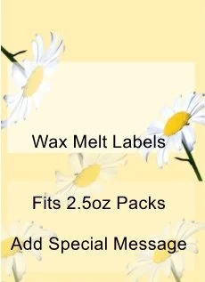 Daisy Love Wax Melt Label