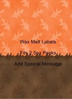 Fall Leaves Brown Wax Melt Label 1.jpg