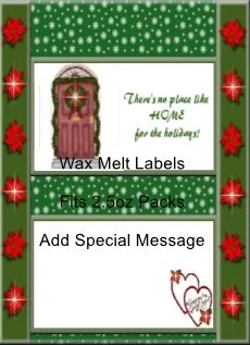 There's No Place Like Home Wax Melt Label