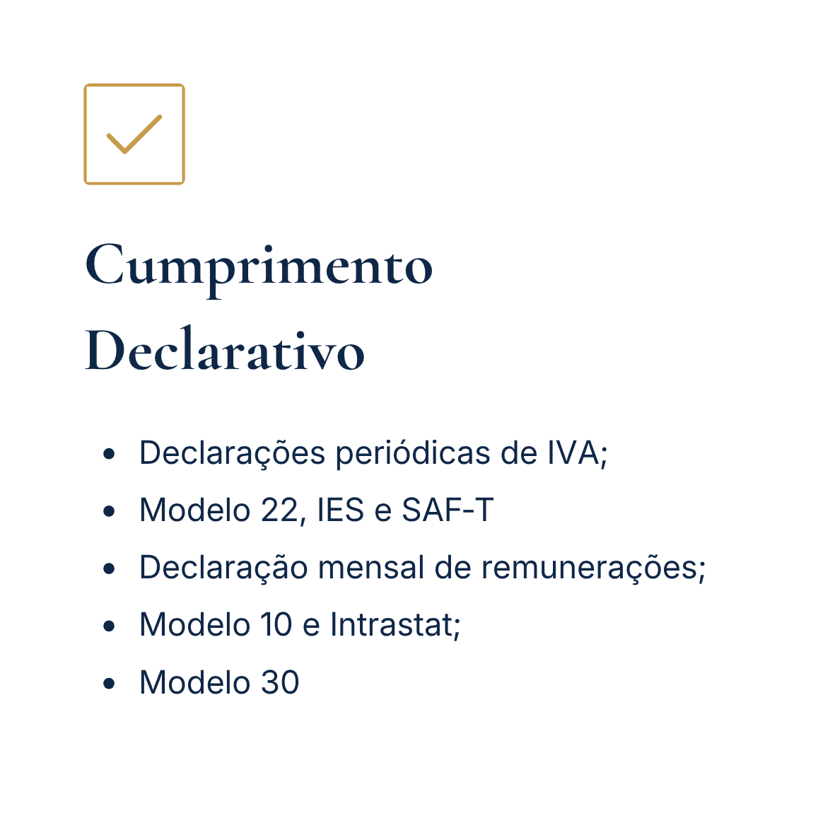 Imagem de uma lista de preenchimento de declarações fiscais e modelos de declarações obrigatórias, com um símbolo de marca de verificação na parte superior esquerda.