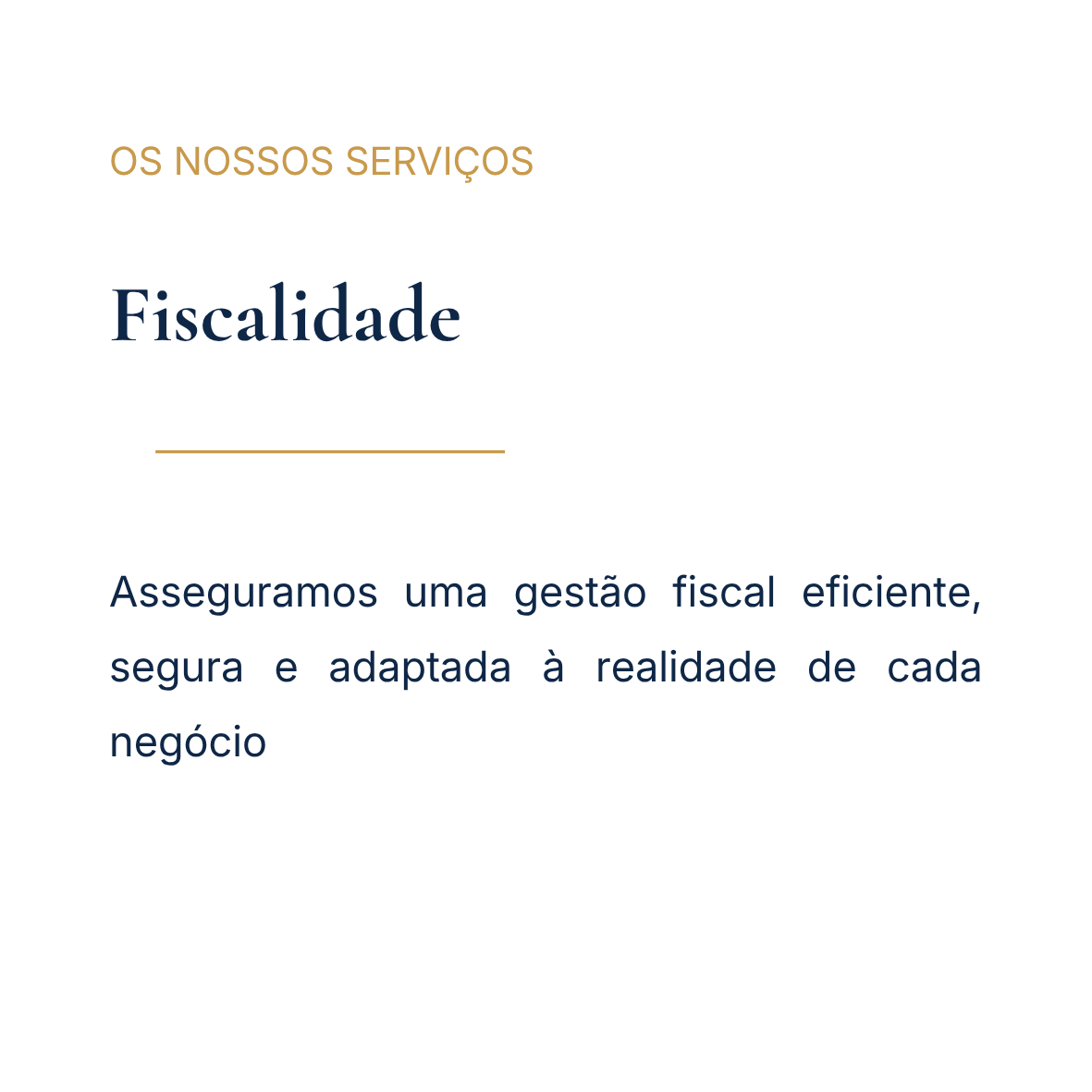 Texto sobre os serviços de fiscalização, destacando a gestão fiscal eficiente, segura e adaptada à realidade de cada negócio.