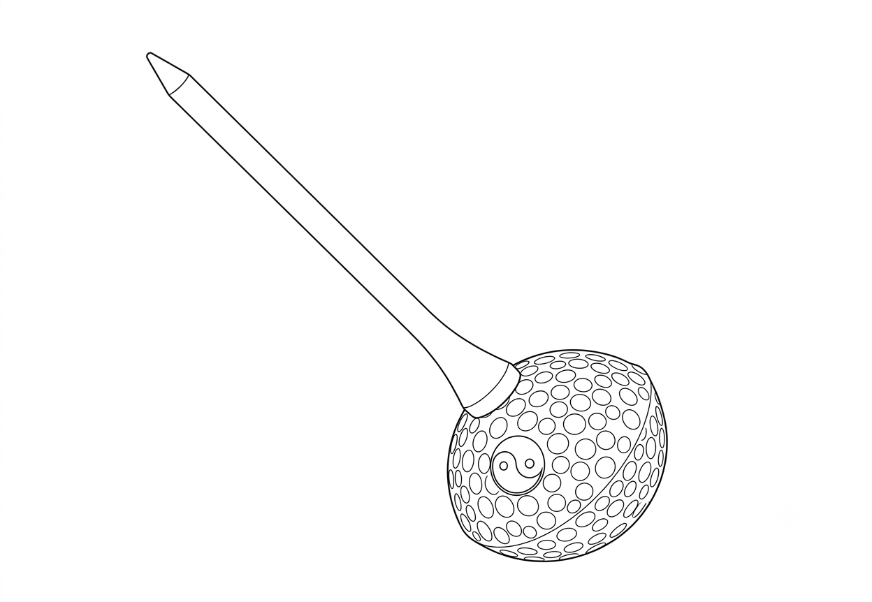 abstract golf