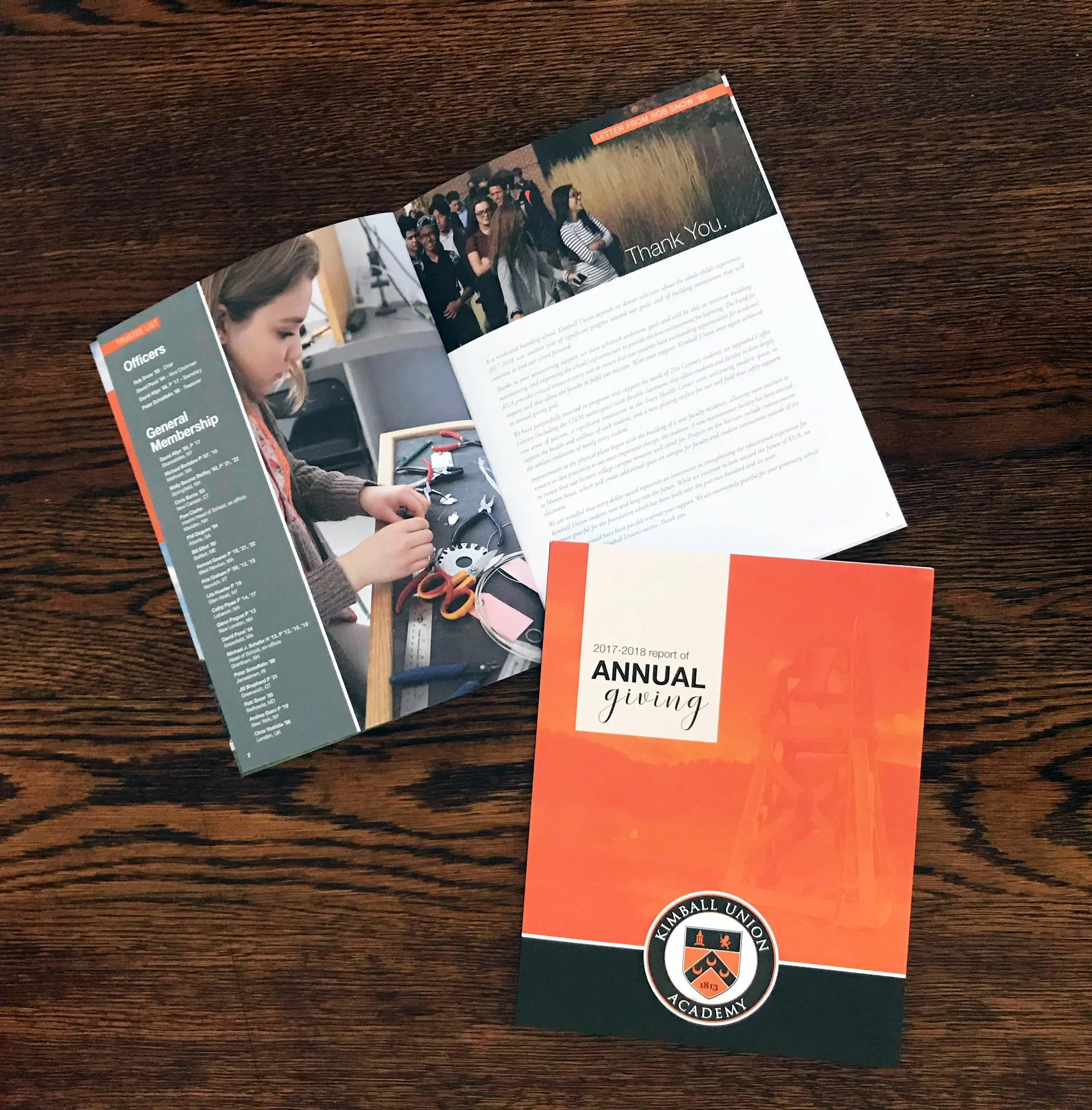 Kimball Union Academy Annual Report/Magazine