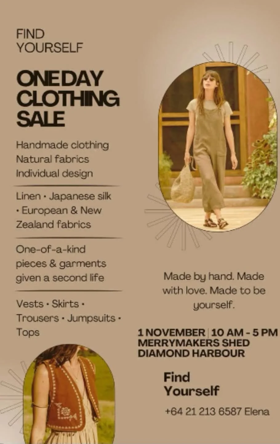Handmade New Wears Clothing Exhibition and Sale Popup