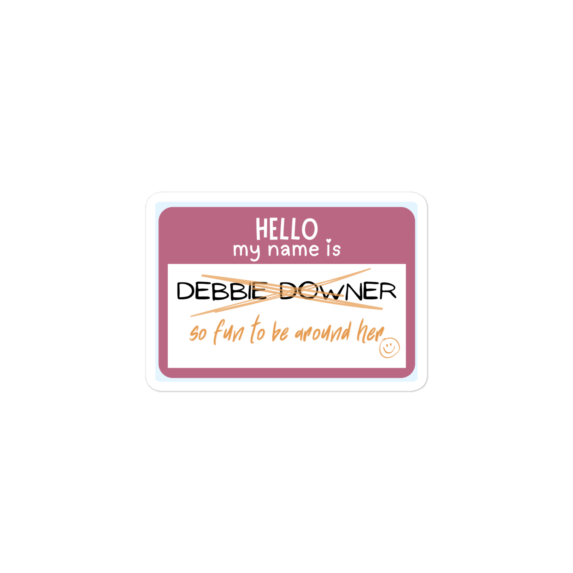 Debbie Downer Sticker