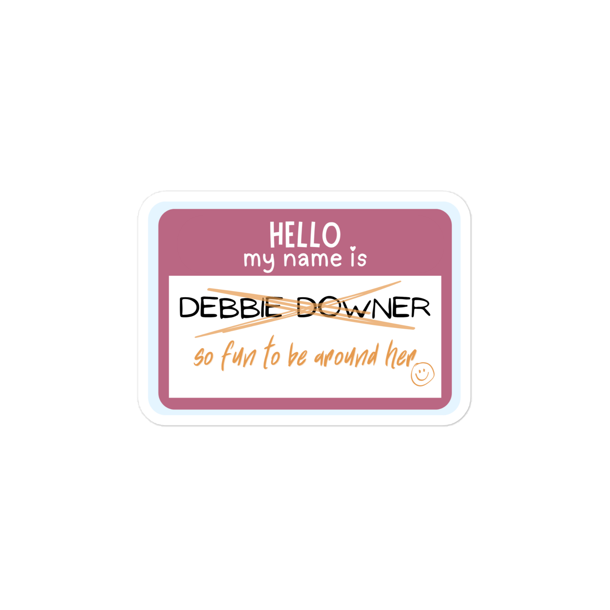 Debbie Downer Vinyl Decal