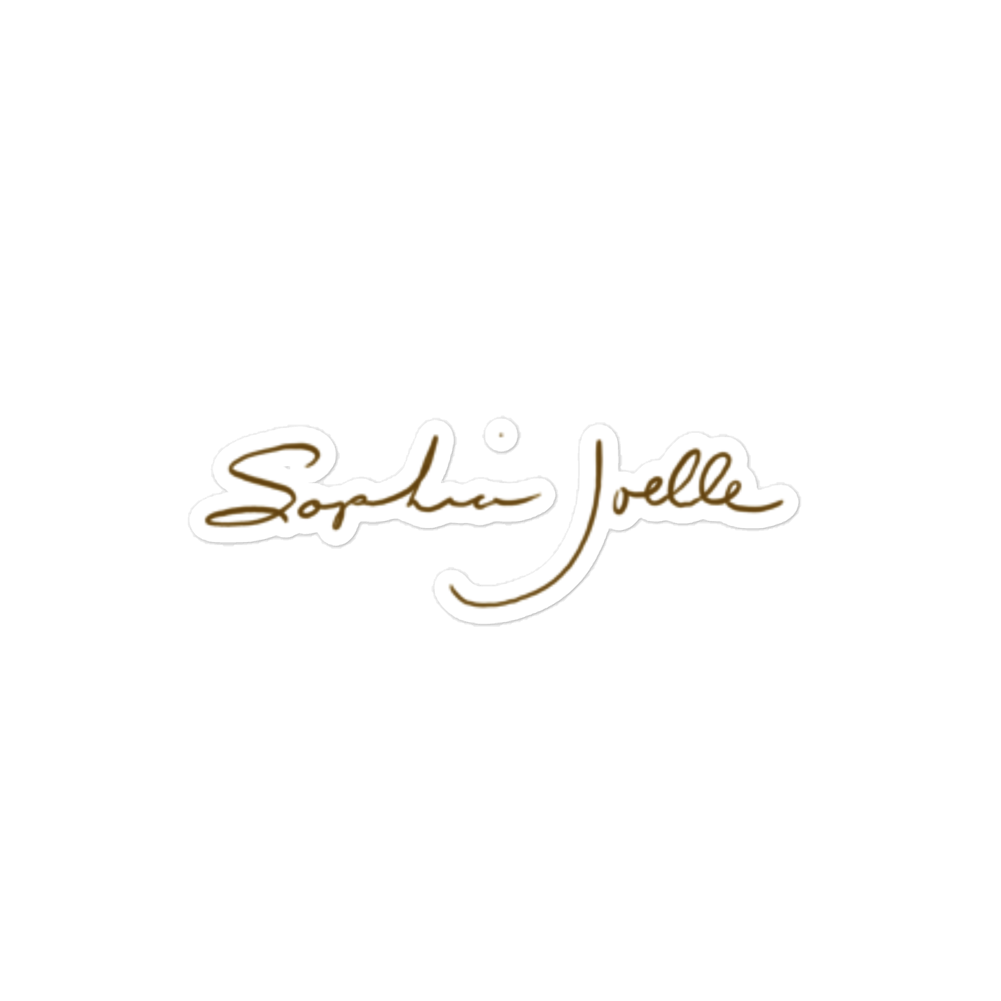 Sophia Joelle Sticker (Brown)