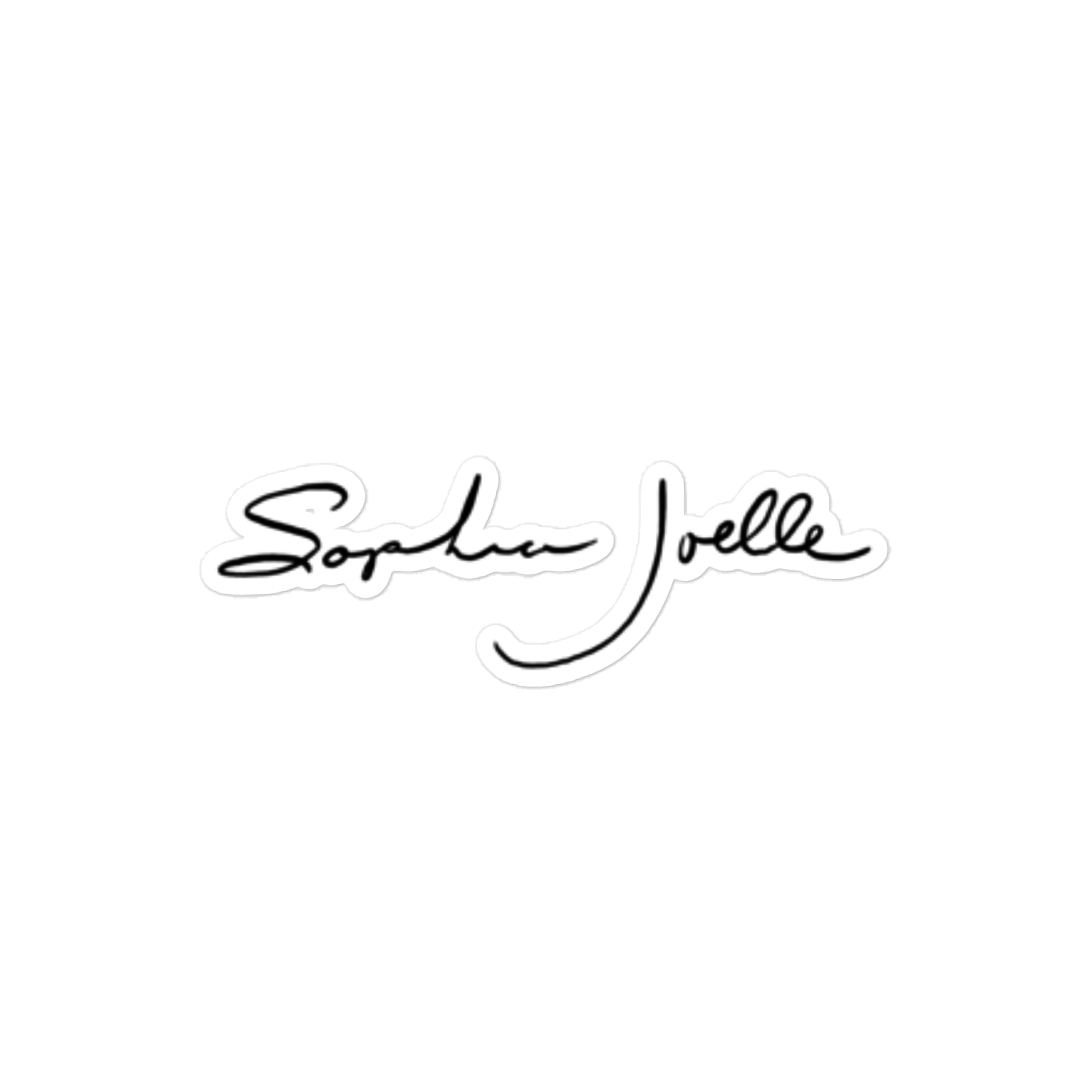 Sophia Joelle Sticker (Black)