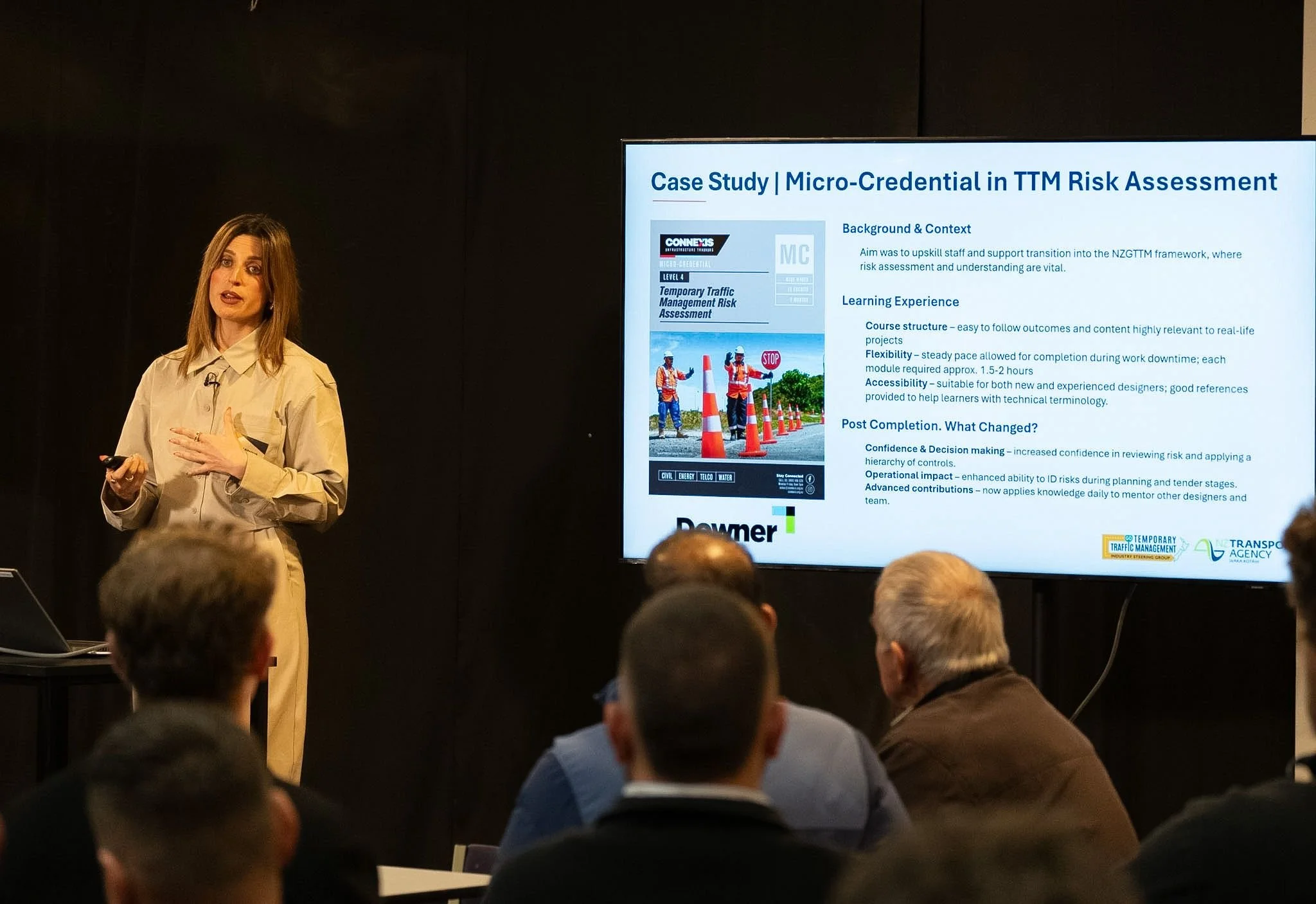 Speaker presenting at TTM ISGs April Raodshow.