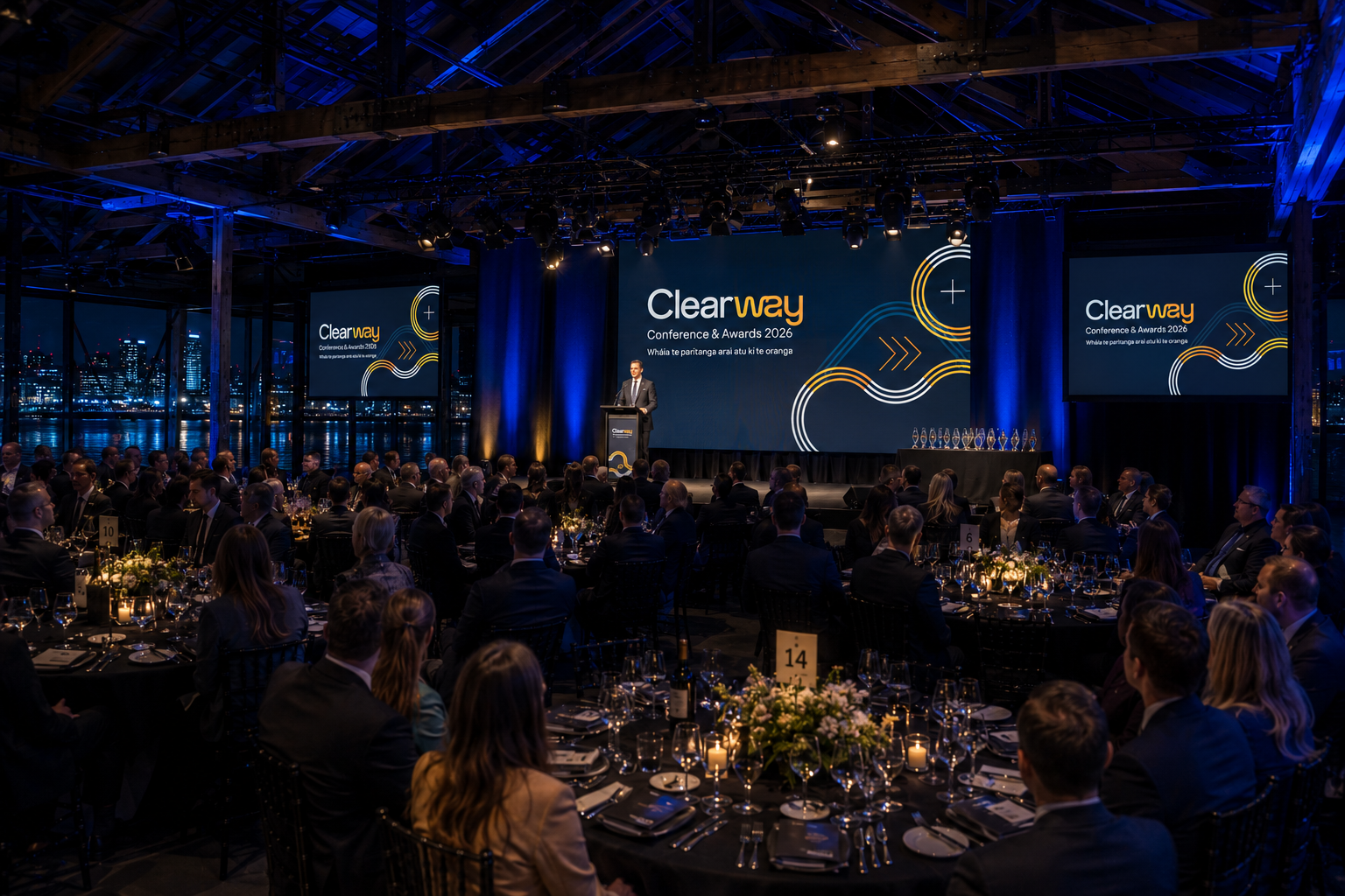An example picture of the Clearway Gala Dinner