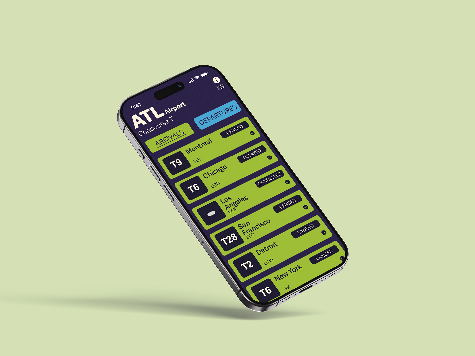 Airport Interface - UX/UI