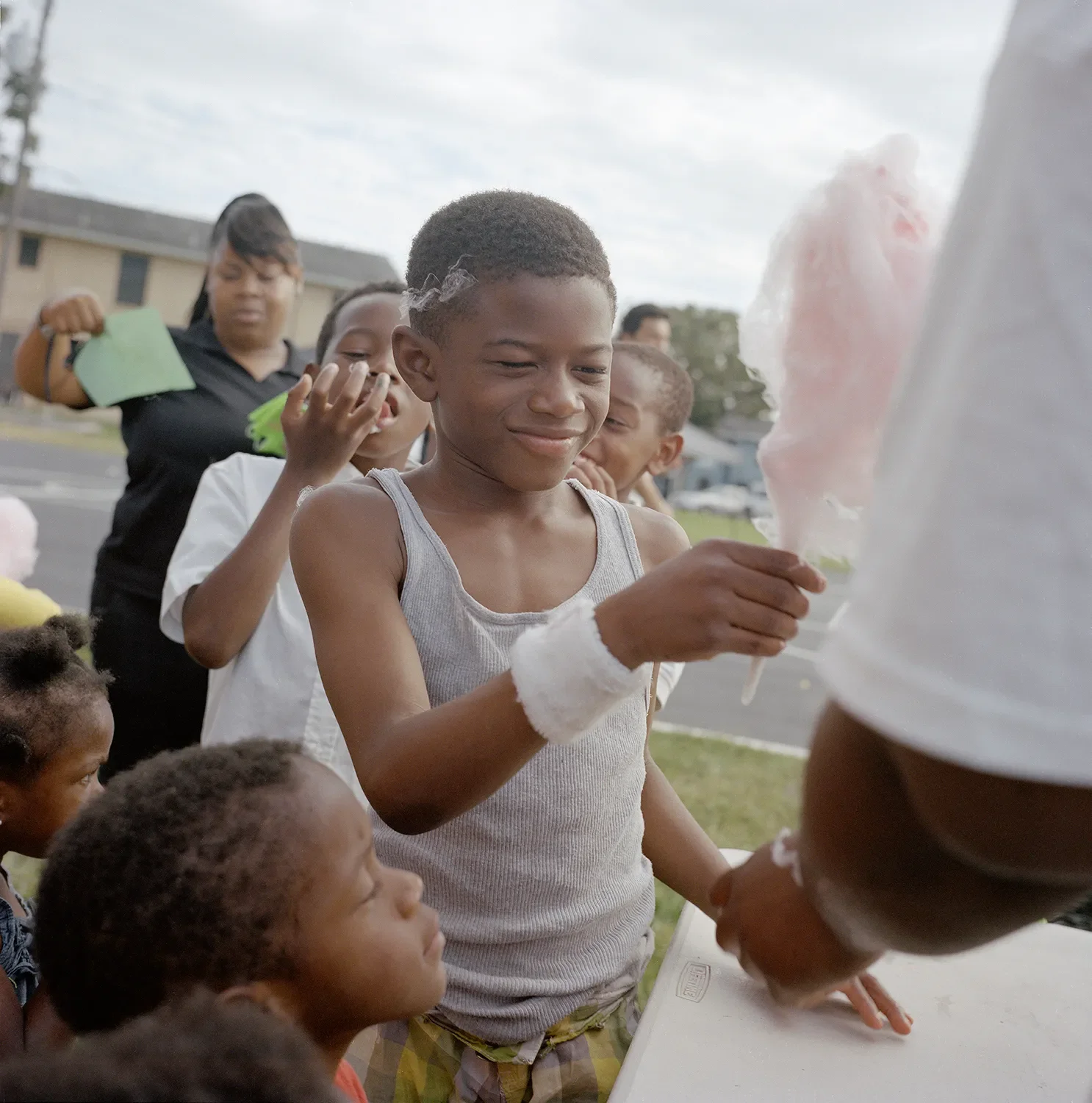 Cotton candy that was given out during a non-profit health event in Pahokee.