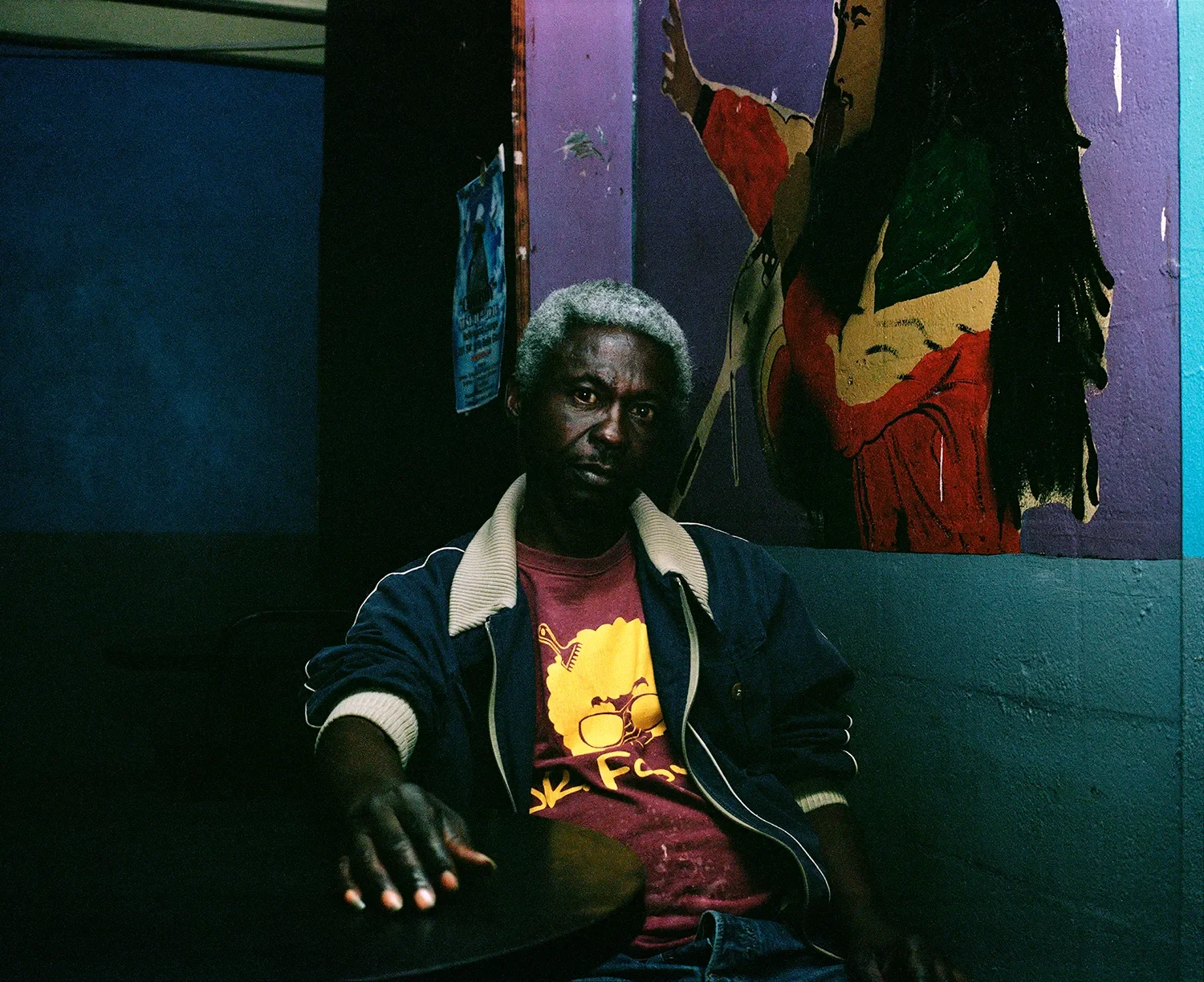 Inside of a club in downtown Belle Glade ran by Traina, who's originally from Jamaica and stayed in the area after the mechanization of sugarcane harvesting.