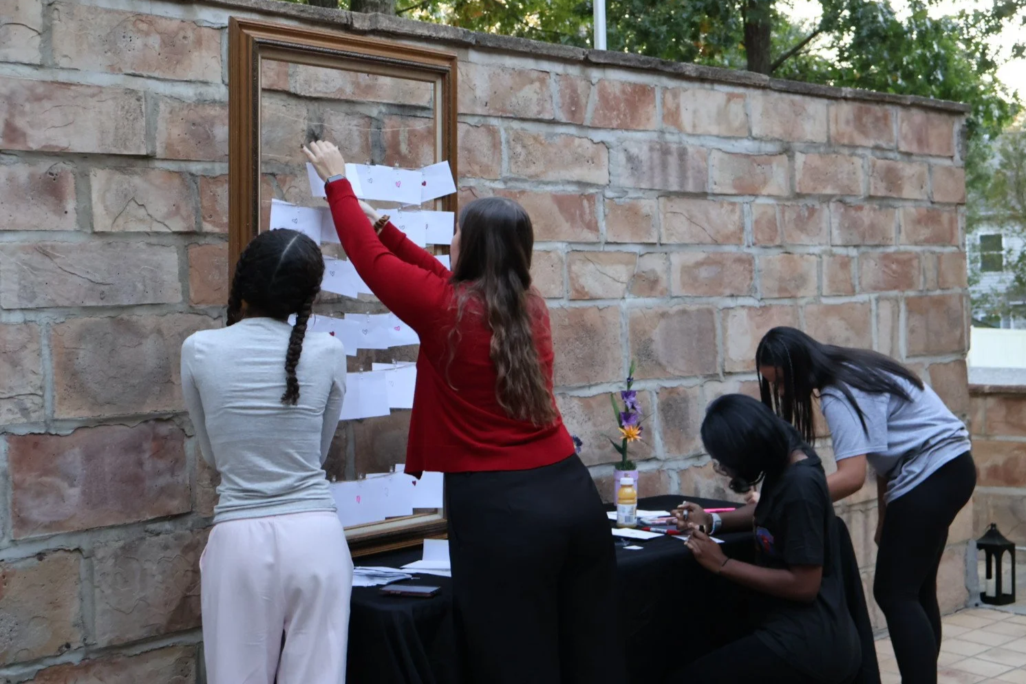 Forever Altr'd photo of interactive worship art stations at at christian creative event in the carolinas