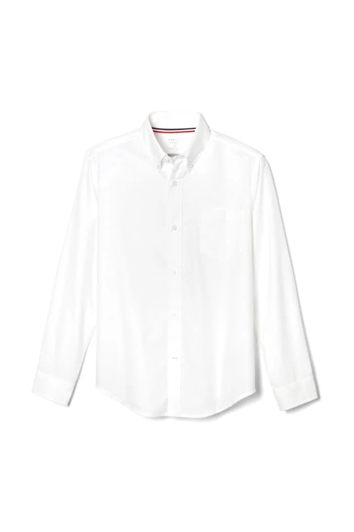 (Boys White Winter Uniform) Oxford Long Sleeve
