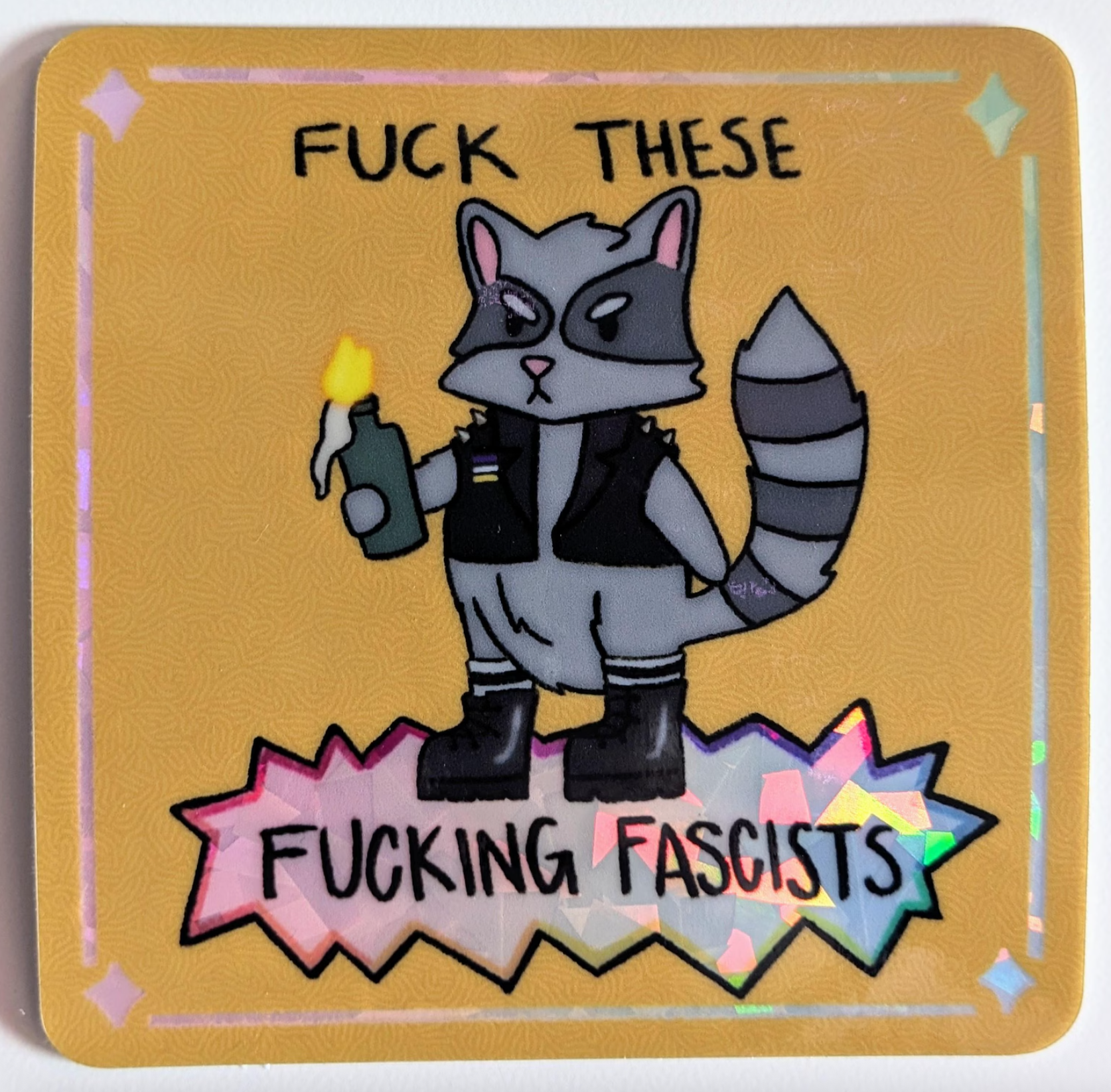 Raccoon Sticker