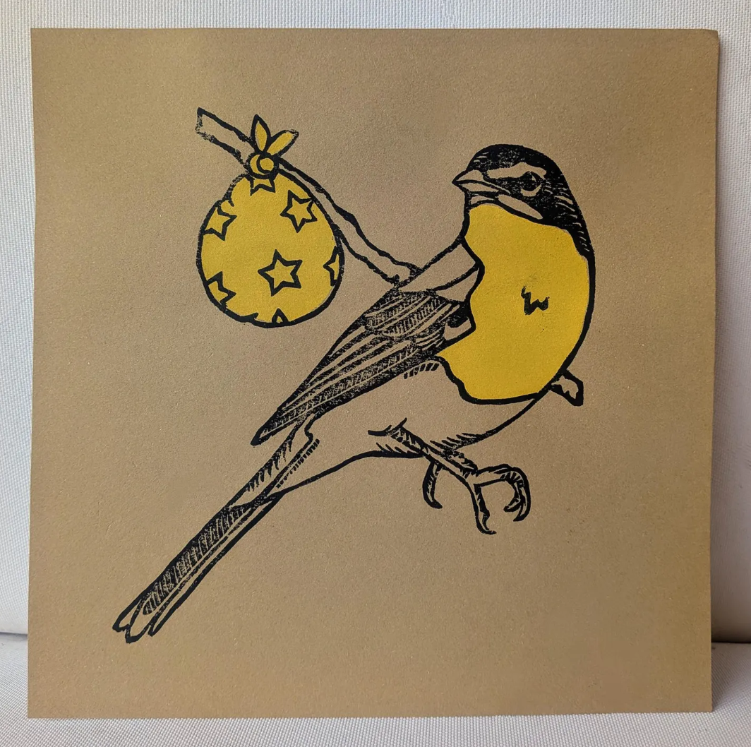 Yellow Chat Print (8x8