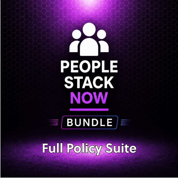 Full HR Policy Library — 17 Policies + Code of Conduct | People Stack Now