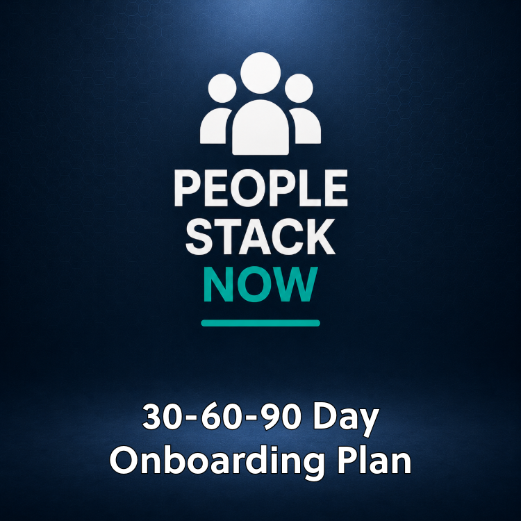 30-60-90 Day Onboarding Plan Template | HR | People Stack Now